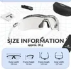 ROCKBROS Okulary rowerowe Okulary przeciwsłoneczne dla Podgląd zdjęcia produktu 5