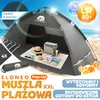ELONEO Składany parasol plażowy z ochroną UV 80+, łatwy Podgląd zdjęcia produktu 2