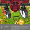 KESSER® Bollerwagen faltbar mit Dach Handwagen Produktbild-Vorschau 2