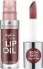 A bottle of Essence Hydra Kiss Lip Oil and its applicator. Podgląd zdjęcia produktu