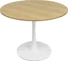 Runder Esstisch für 4 Personen T100 cm Holz - Oviala Darwin Produktbild-Vorschau 2