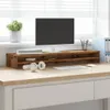 vidaXL Stojan na monitory vzhled starého dřeva 100x24x13 cm Náhled obrázku produktu 3