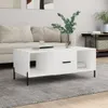 Couchtisch Weiß 102x50x40 cm Holzwerkstoff Produktbild-Vorschau 2