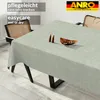 Tischdecke Melliert Blaugrau 180x120cm Schnittkante Produktbild-Vorschau 6