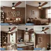 132 cm Deckenventilator mit Beleuchtung und Fernbedienung, Produktbild-Vorschau 10