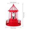 Solarbetriebener LED-Leuchtturm, wasserdicht und langlebig, Produktbild-Vorschau 2