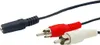 Y adaptér stereo audio kabel AUX 3,5mm jack zásuvka na 2x Náhled obrázku produktu 3