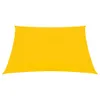vidaXL Voile d'ombrage Oxford Tissu Carré 2x2 m Jaune Voir les images du produit 11