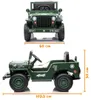 Detské elektrické vojenské auto Willys 12 V (1–6 rokov) – Náhľad obrázku produktu 2