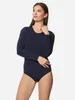 Merry Style Damen Langarm Body MS-114(Dunkelblau, XXL) Produktbild-Vorschau 2