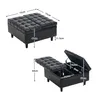 okwish Aufbewahrungs-Hocker quadratischer Aufbewahrungsbank Produktbild-Vorschau 6