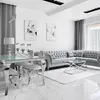 Chandelier Glamour Argent Verre Communion Photophore Grande Voir les images du produit 21