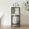 Standregal 'Kumlinge' 35x35x80cm Schwarz Produktbild-Vorschau 2