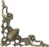 100 Buchecken 41x41mm bronze Schutzecke Metallecke Ornament Produktbild-Vorschau 1