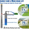 Pompa sommergibile per pozzi profondi, 750 W, 230 V, 60 Hz, Anteprima dell’immagine prodotto 3