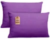 set di 2 copricuscini 100% cotone 40x60 cm viola Anteprima dell’immagine prodotto 1