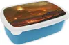KitchenYeah® Lunchbox Brotzeit Brotdose 17x11 cm Dino - Produktbild-Vorschau 1