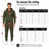 Herren Jogginganzug einfarbig 100% BW 586 Oliv M Produktbild-Vorschau 8