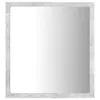 A square mirror with a concrete-like frame and a reflective surface. Produktbild-Vorschau