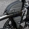 Taška na rám bicykla Rockbros Triangle 0,8 l - čierna Náhľad obrázku produktu 3