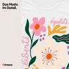 Camiseta para mujer, blanca, talla M, con estampado que Vista previa de la imagen del producto 4