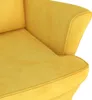 Fauteuil fluweel mosterdgeel Productafbeelding-voorbeeld 6