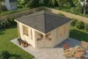 Alpholz 5-Eck Gartenhaus Monica Royal aus Massiv-holz, Produktbild-Vorschau 8