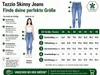 Dámské džíny Tazzio, úzký střih, vysoký pas, modrá barva, Náhled obrázku produktu 8