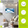ARTland Wandbild Alu für Innen & Outdoor Abstrakte Produktbild-Vorschau 2
