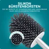 HGMD Toilettenbürste Silikon mit Halter - Weiß - Produktbild-Vorschau 8