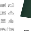 STEGU Panneau rembourré en velours vert sauge 60 x 30 cm Voir les images du produit 5