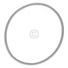 A gray rubber seal ring on a white background. Produktbild-Vorschau