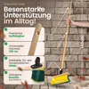 Novaliv Premium Krallenbesen mit Stiel 50cm, Spezialbesen Produktbild-Vorschau 2
