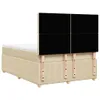 Möbel Boxspringbett mit Matratze Creme 140x200 cm Stoff - Produktbild-Vorschau 6
