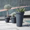 Doniczka Donica Ogrodowa 40 Cm Efekt Cegły Wysoka Okrągła Podgląd zdjęcia produktu 2
