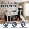 Půdní postel na hraní Dětská postel skluzavka věž závěs Náhled obrázku produktu 2