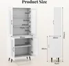 COSTWAY 178,5 cm Küchenschrank, Küchenregal mit 4 Produktbild-Vorschau 3