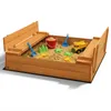 FCH: Sabbiera con panche e coperchio, dimensioni 110x110x21 Anteprima dell’immagine prodotto 4