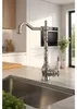 Retro Küchenarmatur Chrom 360 Messing Wasserhahn Produktbild-Vorschau 2