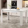 OKWISH Table à Manger Rectangulaire 116x65x75 cm - design Voir les images du produit 3