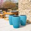 Doniczka ceramiczna Provencelia VERSAILLES Jasnoniebieski, Podgląd zdjęcia produktu 3