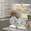 3-in-1 Akku Doppel-Kopf Ventilator mit Nachtlicht, 3000mAh, Produktbild-Vorschau 5