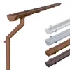 INEFA 4m Dachrinnen Set Kunststoff NW125 Braun Komplettset Produktbild-Vorschau 1