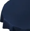 Gartentischdecke Wasserdichte Polyester Marine Rund 80 cm Produktbild-Vorschau 2