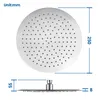 DERW Regendusche Duschkopf (10 Zoll), Edelstahl runder Produktbild-Vorschau 5