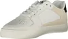 A single white and beige sneaker with black accents. Podgląd zdjęcia produktu