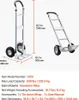 Handwagen, draagvermogen 226,9 kg, robuuste handwagen met Productafbeelding-voorbeeld 6