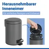 WENKO Tret Eimer Abfall Müll Papierkorb Mülltrenner Produktbild-Vorschau 4