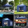 VOUNOT® Pavillon 3x3m, Wasserdichter Faltpavillon, Faltbar Produktbild-Vorschau 4