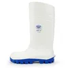 A white and blue Bekina Steplite X Solidgrip S4 boot is shown against a white background. Produktbild-Vorschau